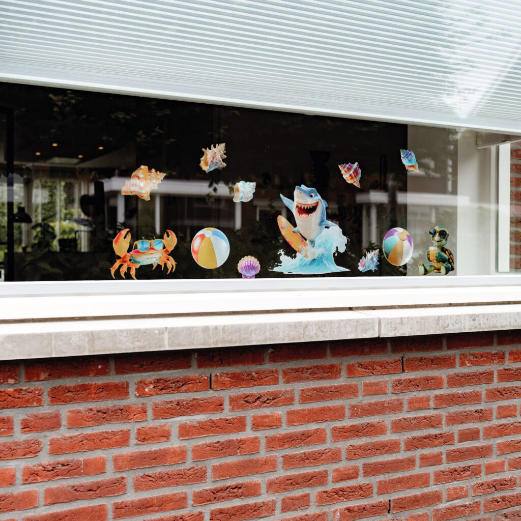 statische zomer raamstickers medium statische zomer raamstickers medium