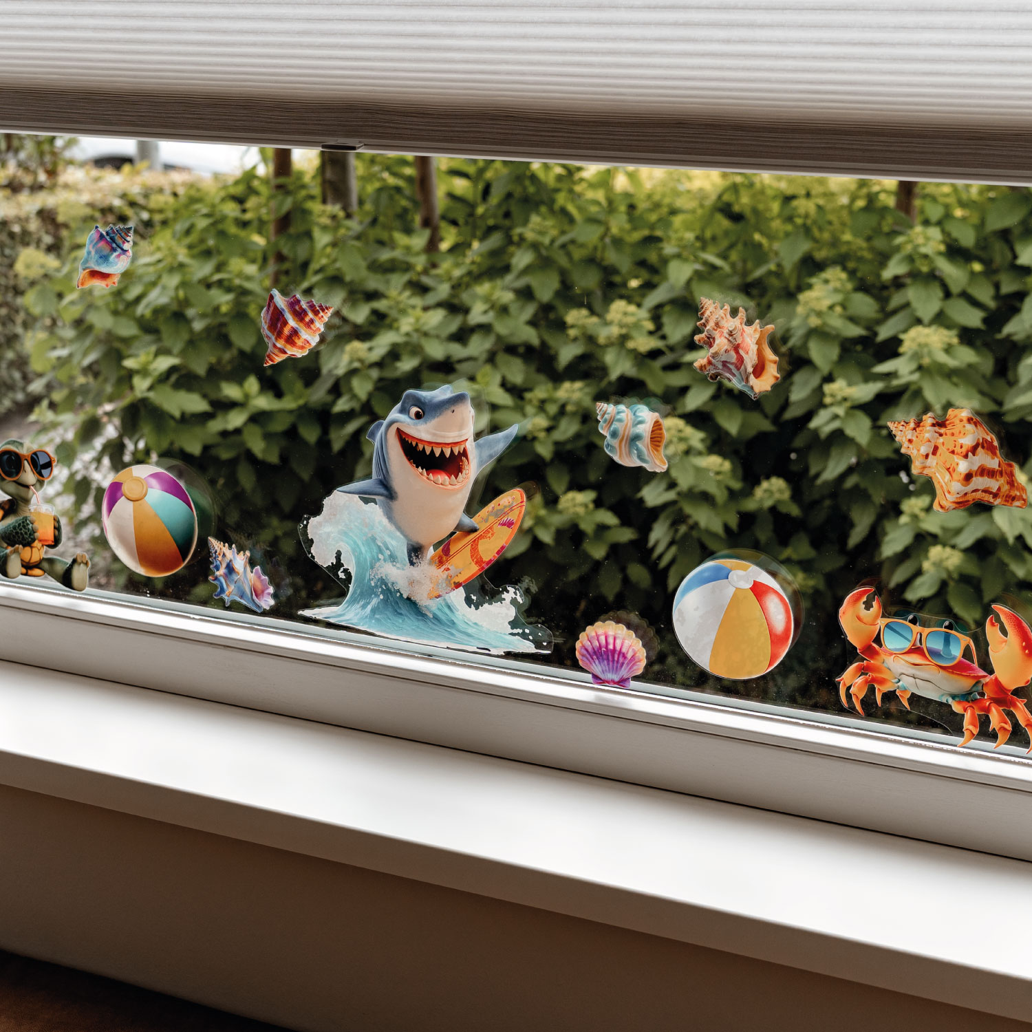 statische zomer raamstickers medium formaat statische zomer raamstickers medium formaat