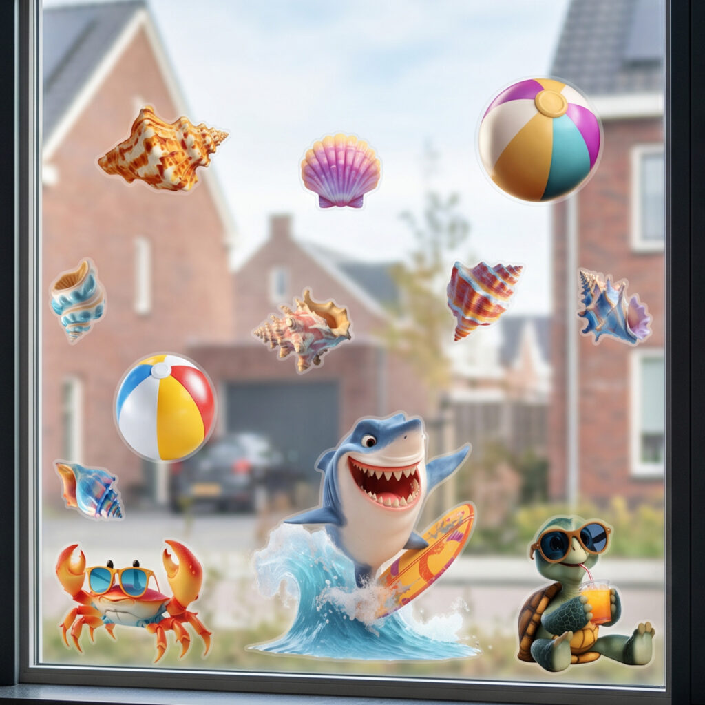 zomer raamstickers zomer raamstickers